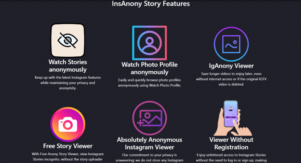 Features of Insanony