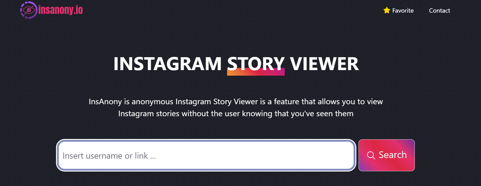 Insanony – Best Anonymous Instagram Story Viewer