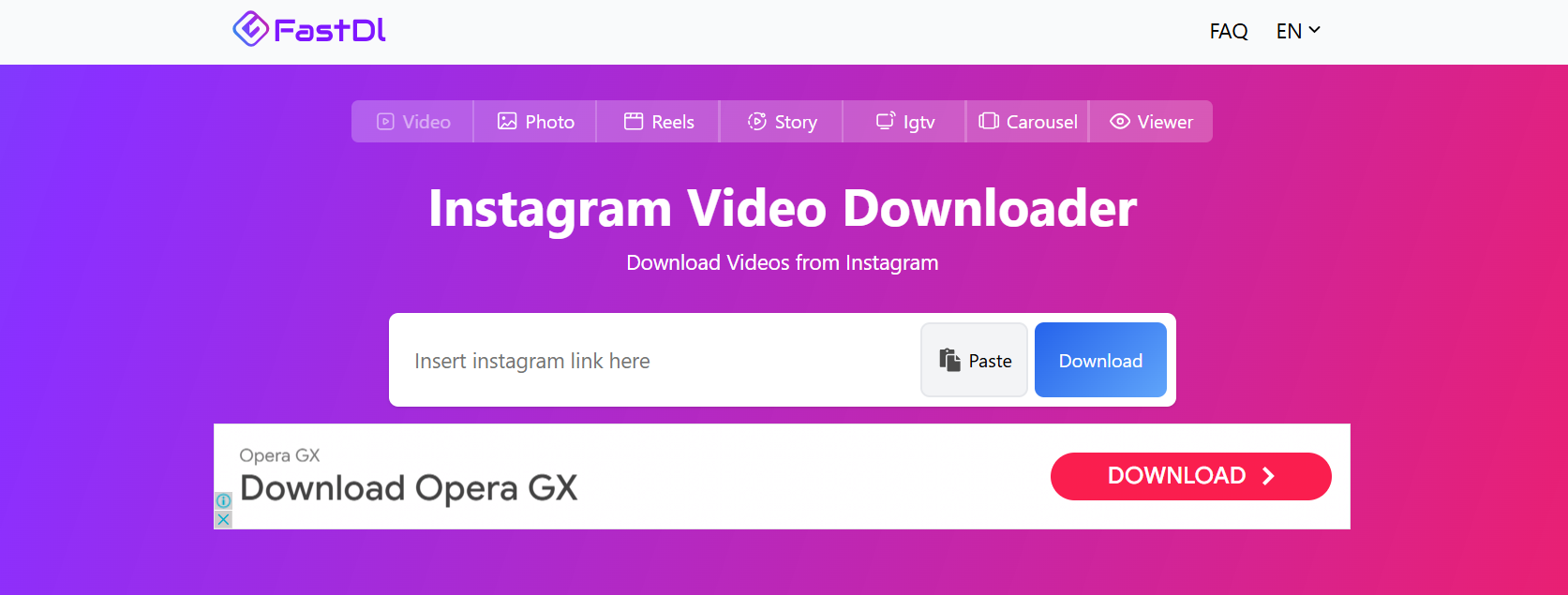 Guide to FastDl: The Premier Instagram Video Downloader Tool